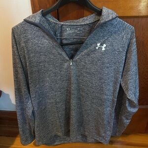 Under Armour Gray Quarter-Zip Jacket